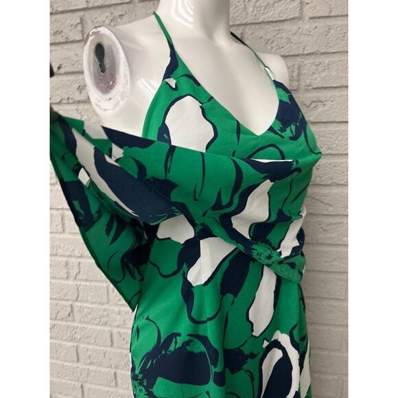 Banana Republic Women Spaghetti Strap Halter Fly Away Dress Size XS - Picture 4 of 8